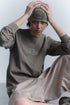 nyke × Cycle SPIRAL TAG BEANIE -KHAKI-